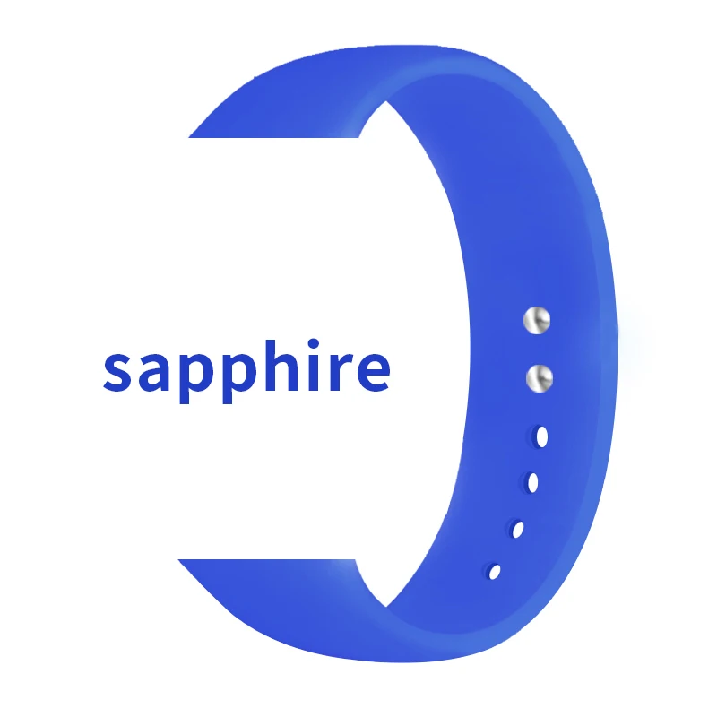 Ремешок силиконовый для iwatch Band 38 мм спортивный браслет Королевского синего цвета