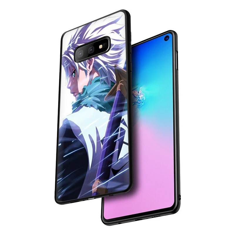 Силиконовый чехол для телефона EWAU Anime отбеливатель Hitsugaya Toushirou Samsung S6 S7 Edge S8 S9 S10 Note 8