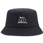 Шляпа рыбака с принтом The Masters Of Rock, Повседневная Панама унисекс, солнцезащитные Панамы в стиле хип-хоп, складная хлопковая рыболовная Кепка