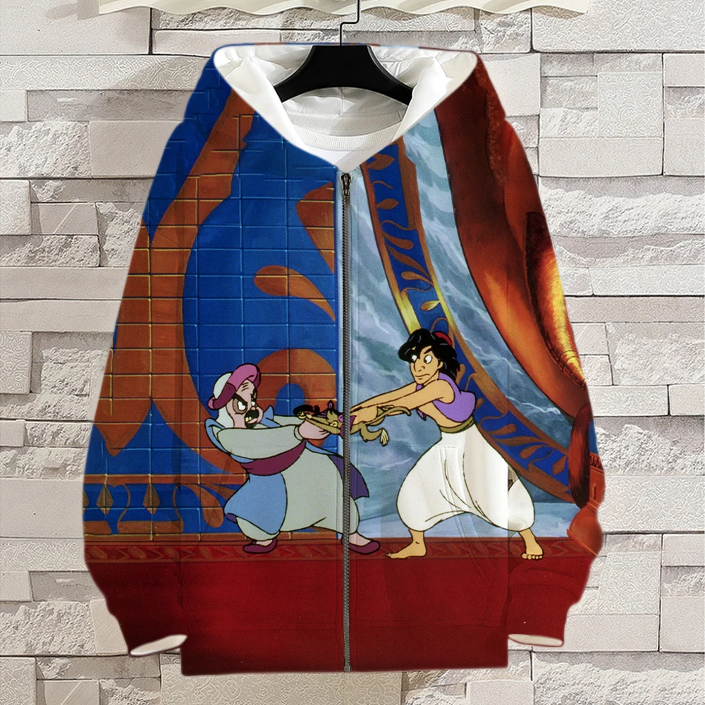 Толстовка с капюшоном Return of Jafar для мальчиков и девочек детская Весенняя большого