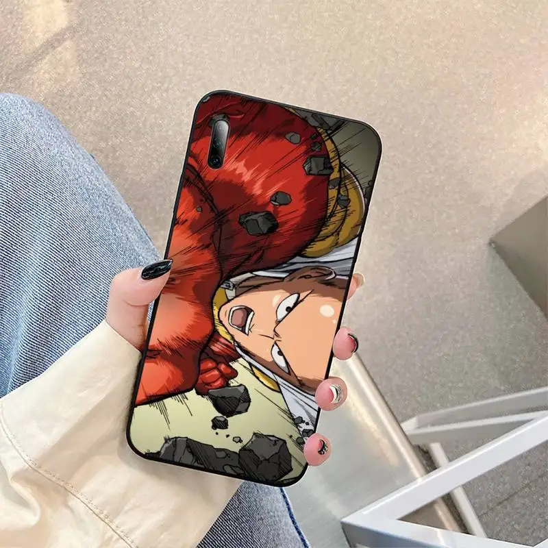 

Hot saitama one punch man Phone Case For honor 7apro 8 9 10 20 8c 7c x lite play pro hrt-lxit ru Cover Fundas Coque