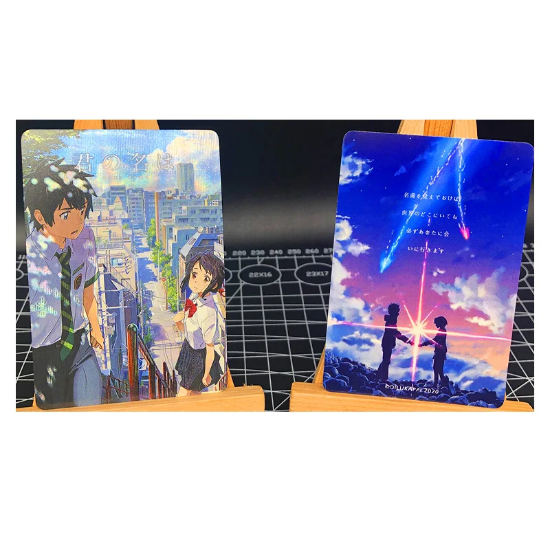 Juego de Pokemon GX y tu nombre, colecci&oacute;n de cartas de Anime, pasatiempos, coleccionables, 9 unids/set-4