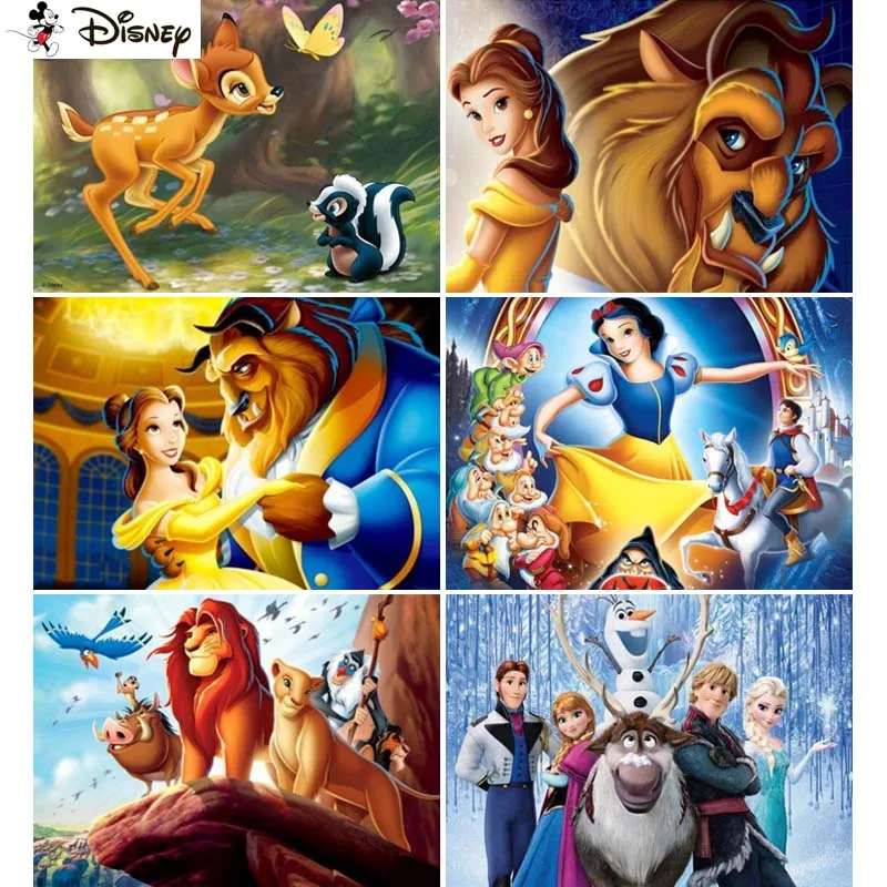 

Картина с алмазной вышивкой «мультяшная принцесса»