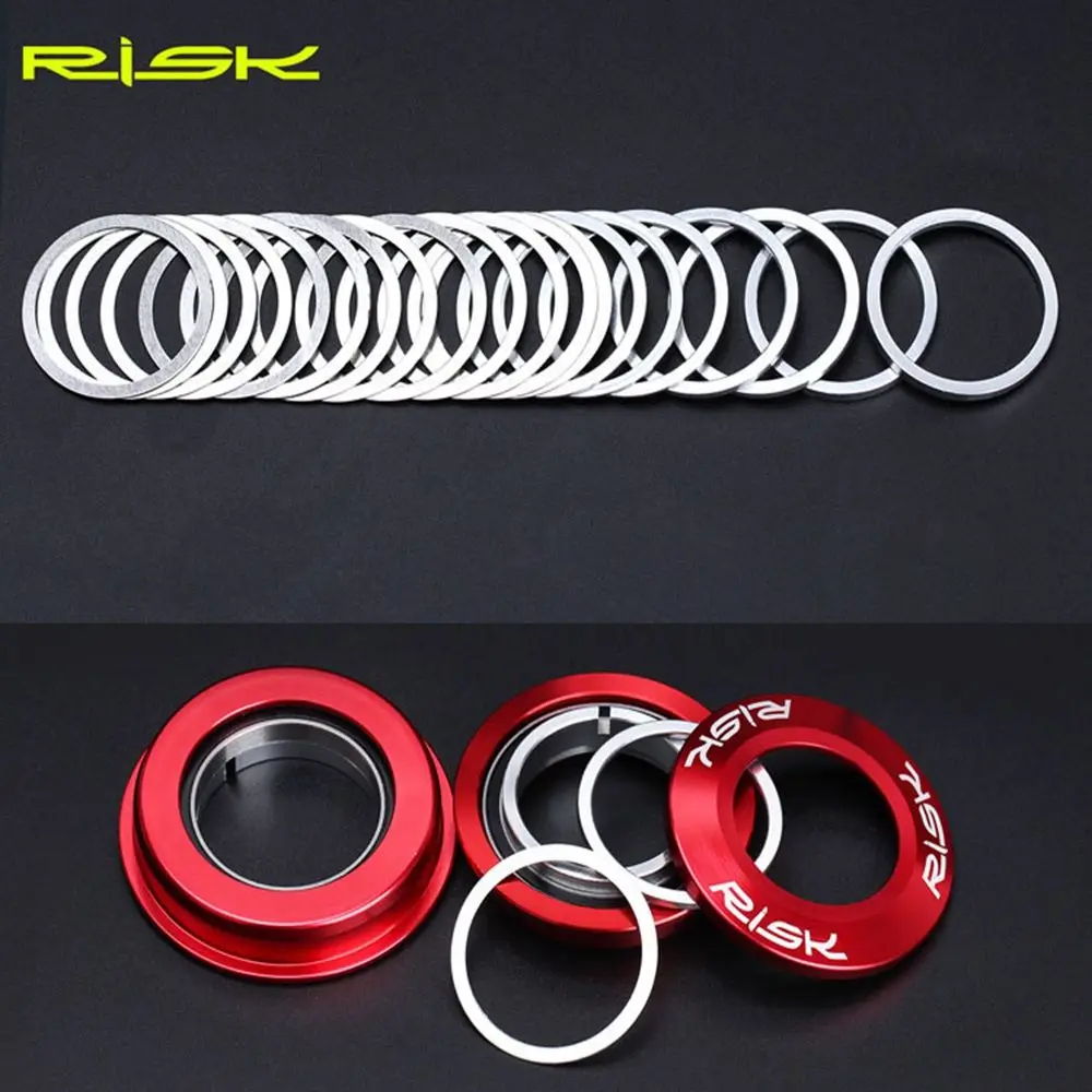 

Quality Accessories Gap adjustment 03/1/2/3 mm Spacer Bicycle Headset Washer Dust Cover Bike Fork Adjusting Washers