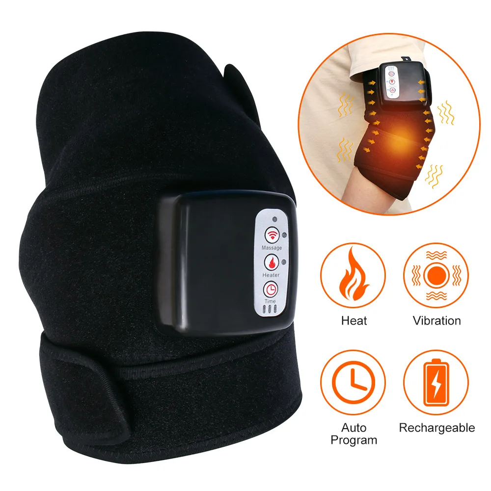 

Electric Heating Knee Massager Quick Effect Electric Heating Massager Pain Relief Rehabilitation Infrared Physiotherapy Therapy