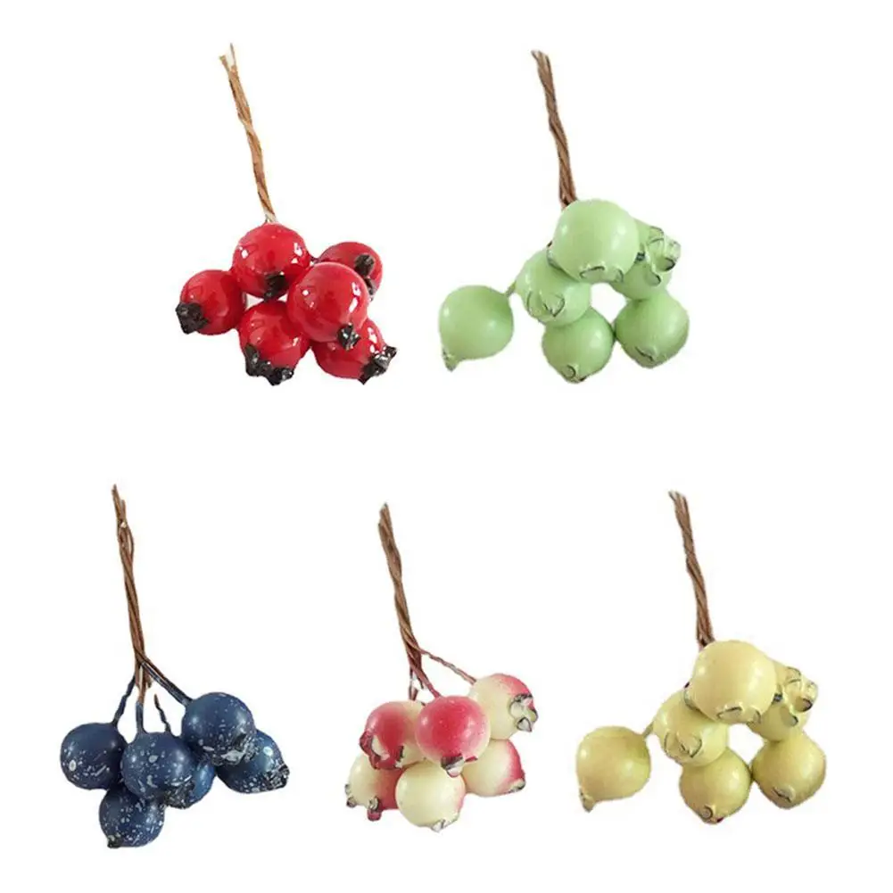 

Artificial Flower Mini Berry For Wedding Home Christmas Decoration Diy Wreath Scrapbook Craft Fake Flower Decoration