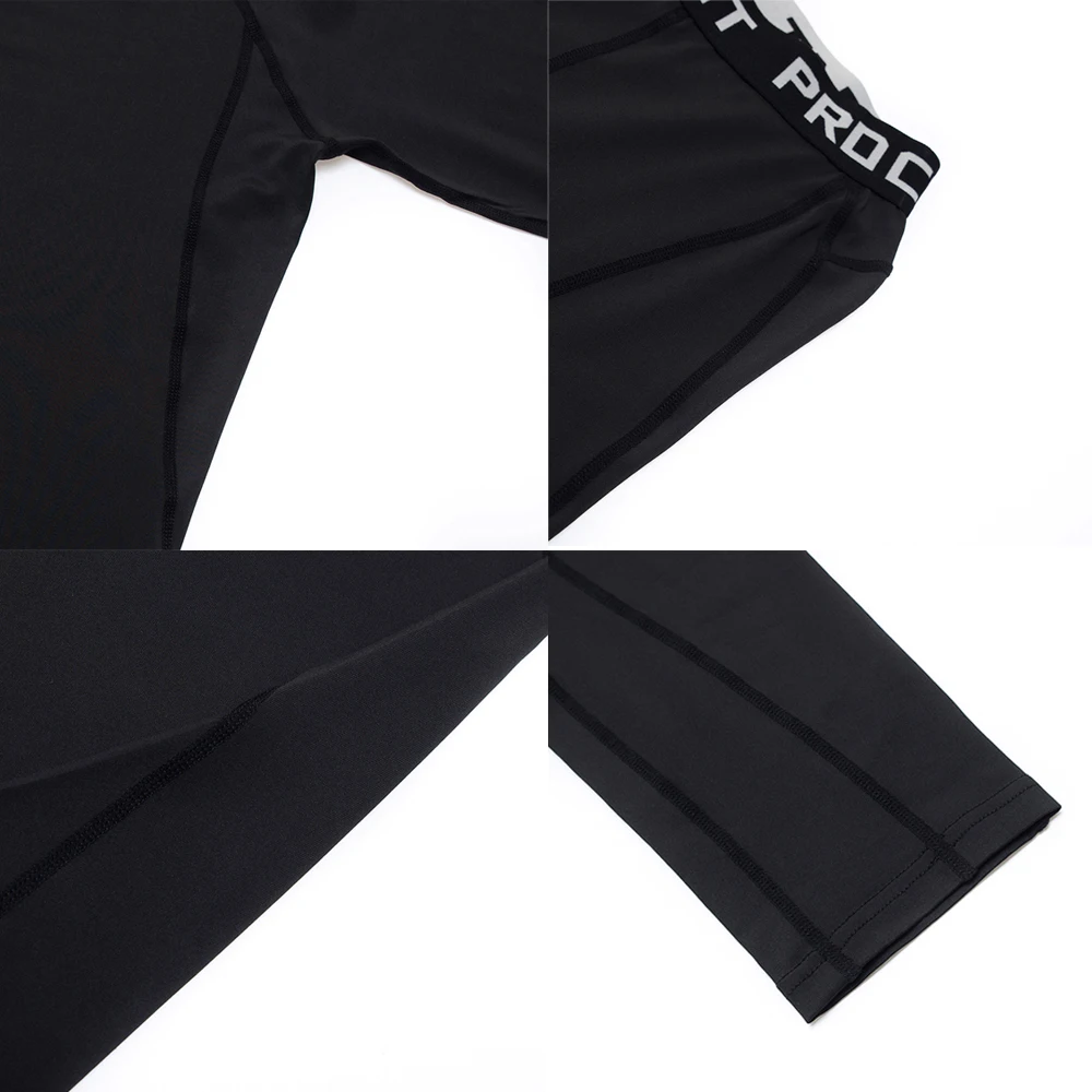 

MMA 3 Pcs/Set Men's Tracksuit Gym Fitness Compression Sports Suit Clothes Running Jogging Sport Wear Exercise Workout Tights
