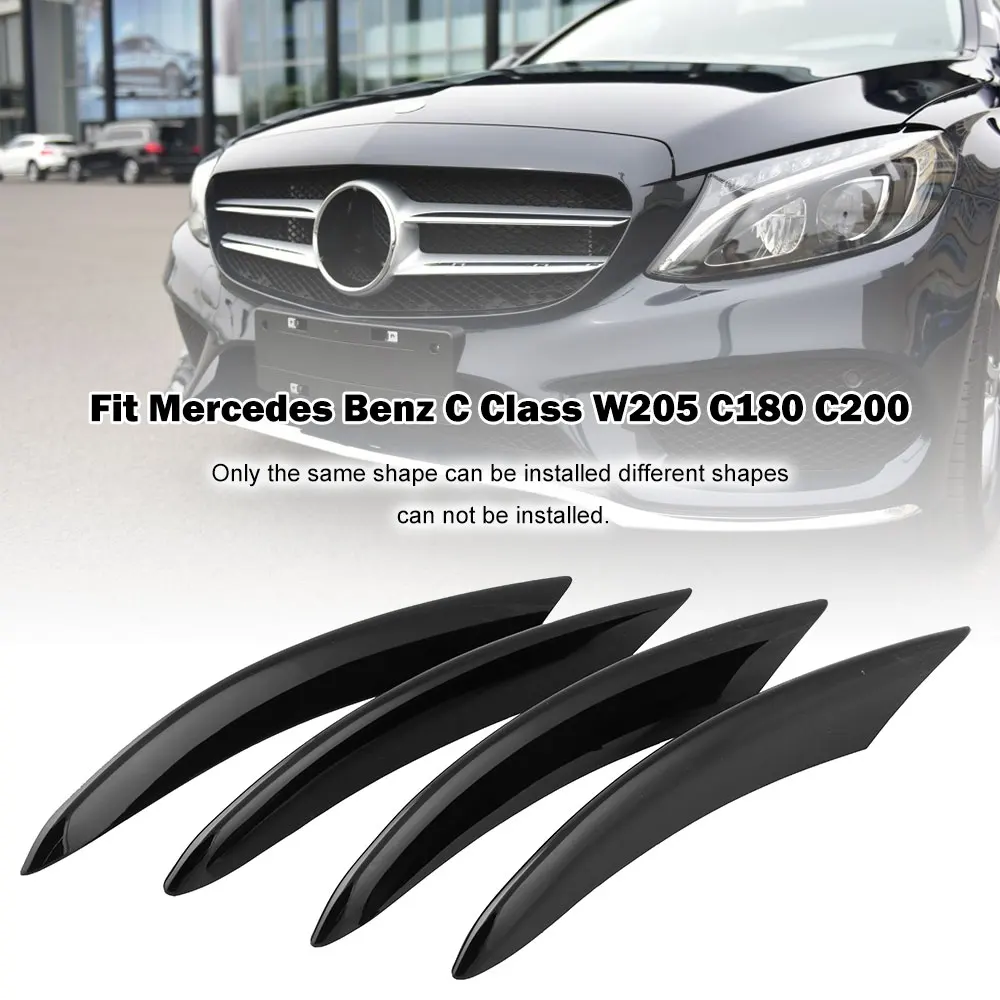 Легкая установка черное украшение автомобиля высокое качество АБС-пластик