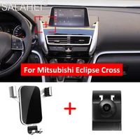 phone holder for mitsubishi eclipse cross 2017 2018 2019 air vent mount stand interior dashboard accessories mobile phone holder