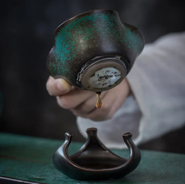 Китайский керамический Гладкий фильтр для чайника кунг-фу Домашний Настольный