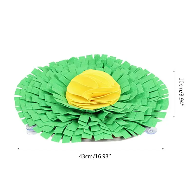 

Pet Dog Snuffle Mat Sniffing Pad Interactive Food Dispenser Treat Slow Feeder 449C