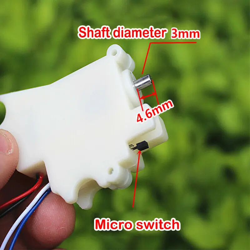 Миниатюрный электромотор N20, металлическая шестерня, 3-6 В постоянного тока, 3,7 в, 4,2 в, 360 об/мин