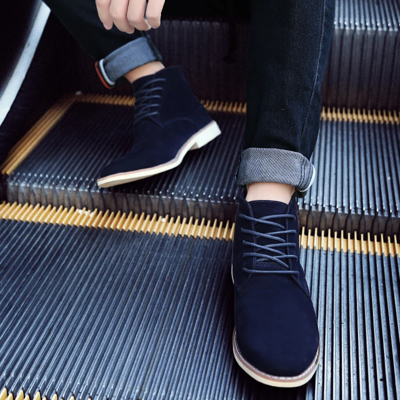 Брендовые мужские ботильоны bew модные ботинки челси удобная повседневная обувь