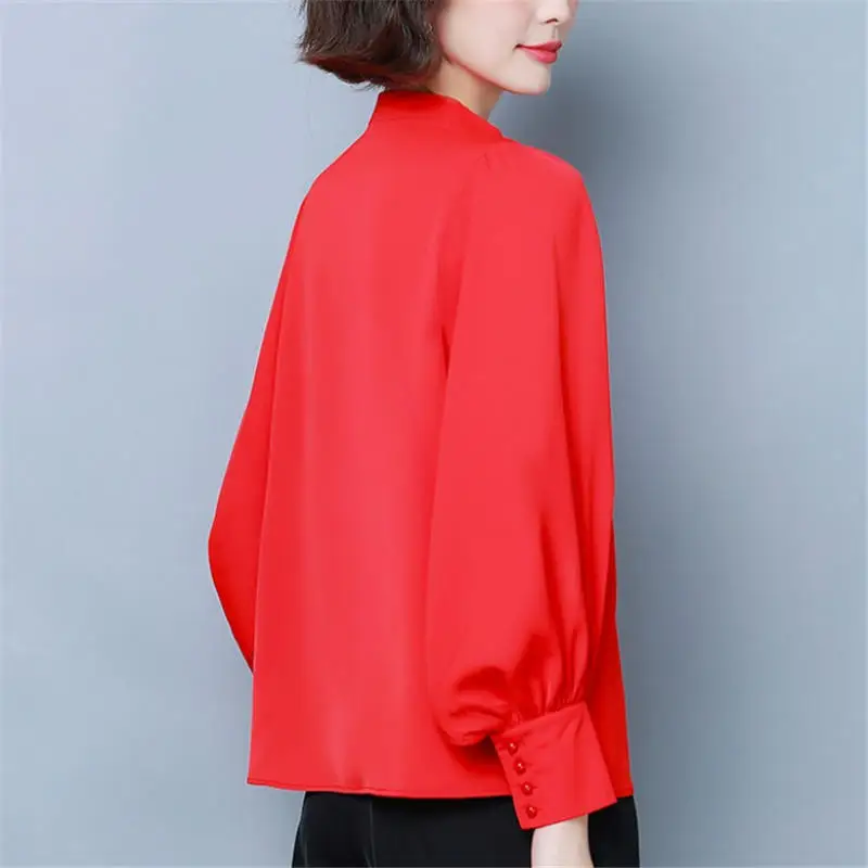 

Fashion Chiffon Blouse Women Clothes Loose Long Sleeve Vintage Shirts Female Plus Size White Office Ladies Tops Blusas 4XL Q3616
