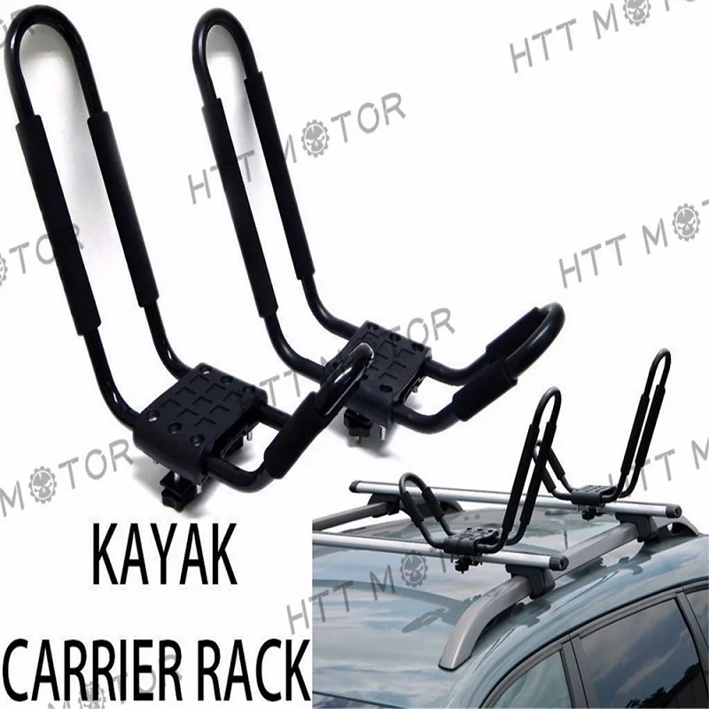 Roof Rack Car Suv Truck Top Mount Carrier J Cross Bar Black