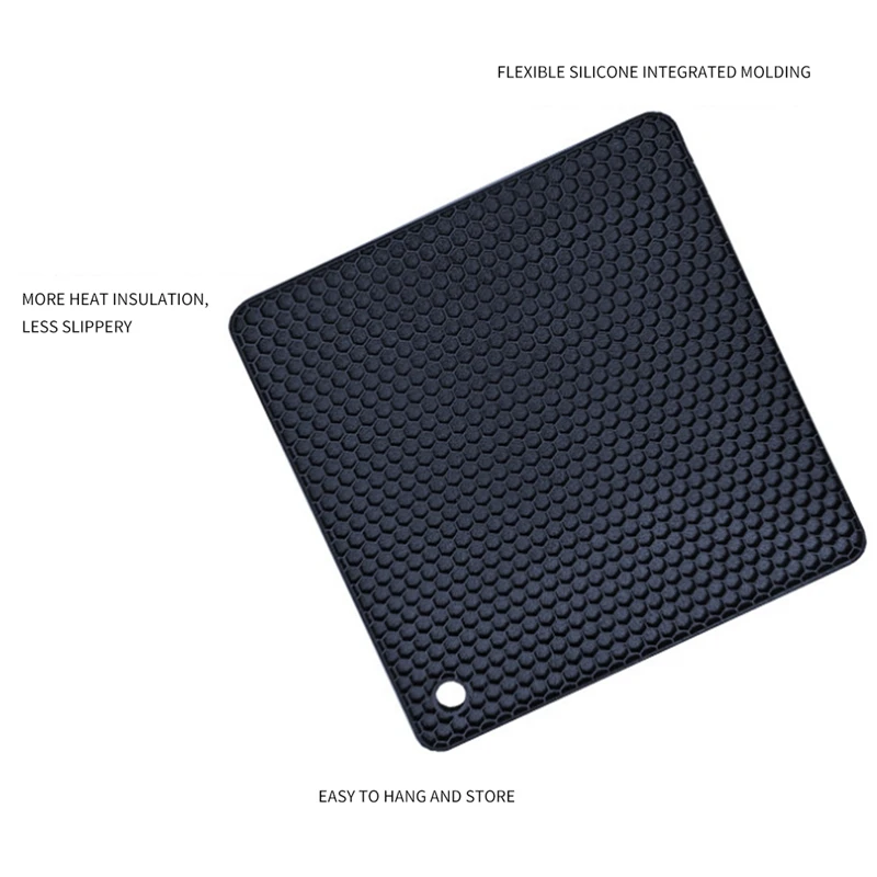 

New High Quality Multi-Purpose Silicone Oven Mitt Non-Slip Anti-Scalding Cooking Gloves Heat Resistant Placemat Set