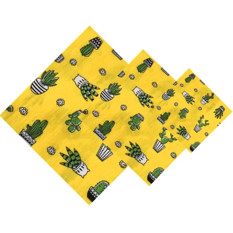 Устойчивая пищевая обертка из пчелиного воска многоразовая герметичная