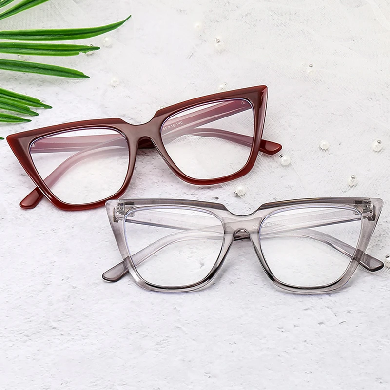 

Classic Transparent Women's Eyeglass Frame Clear Lens Eyeglasses Men Computer Myopia Spectacle Frames Cateye Eyewear