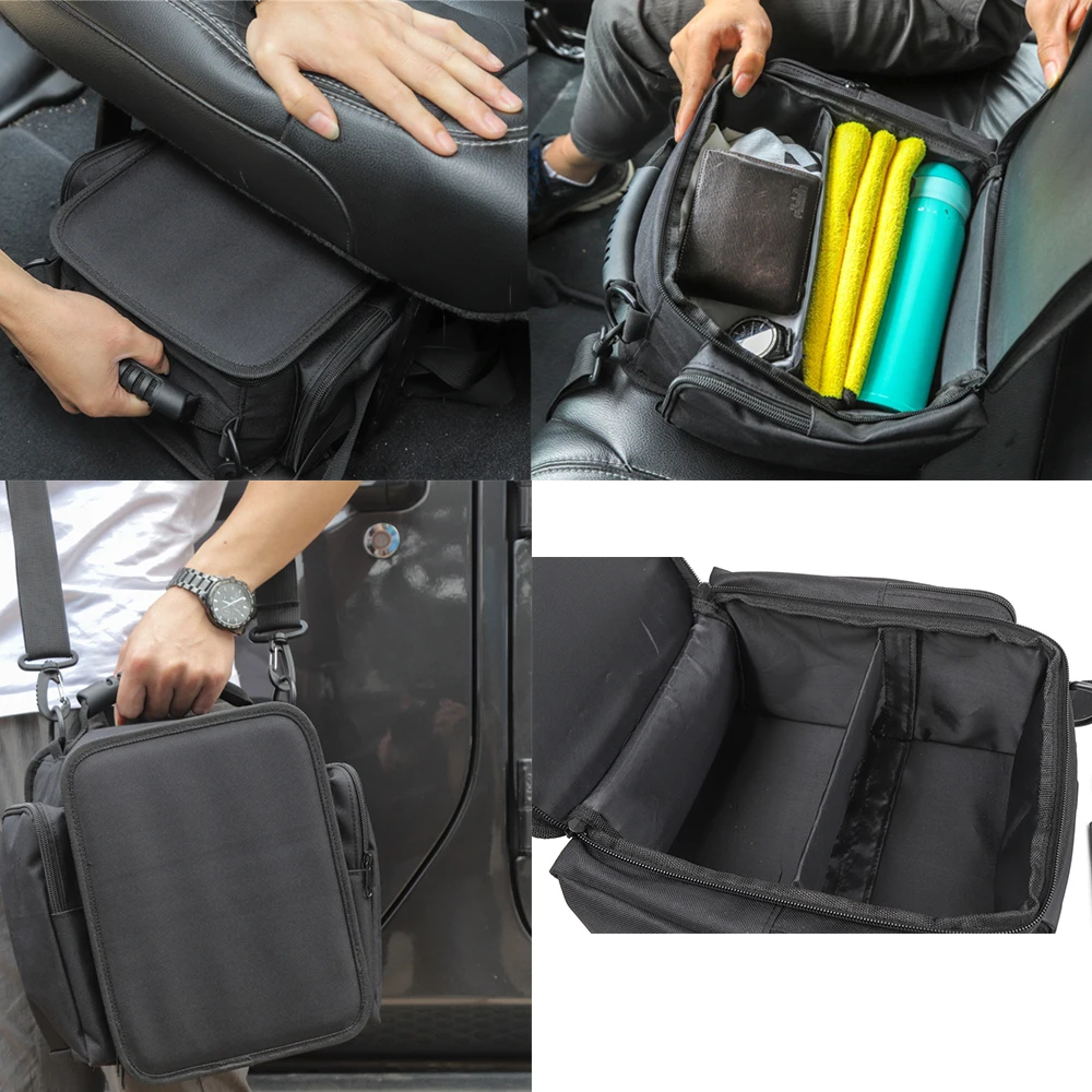 Автомобильный багажник органайзер на заднее сиденье сумка для хранения Jeep Wrangler TJ