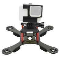 one180 carbon fiber fpv racer drone frame kit with 3d printed tpu camera mount angle adjustable for gopro 567 action camera
