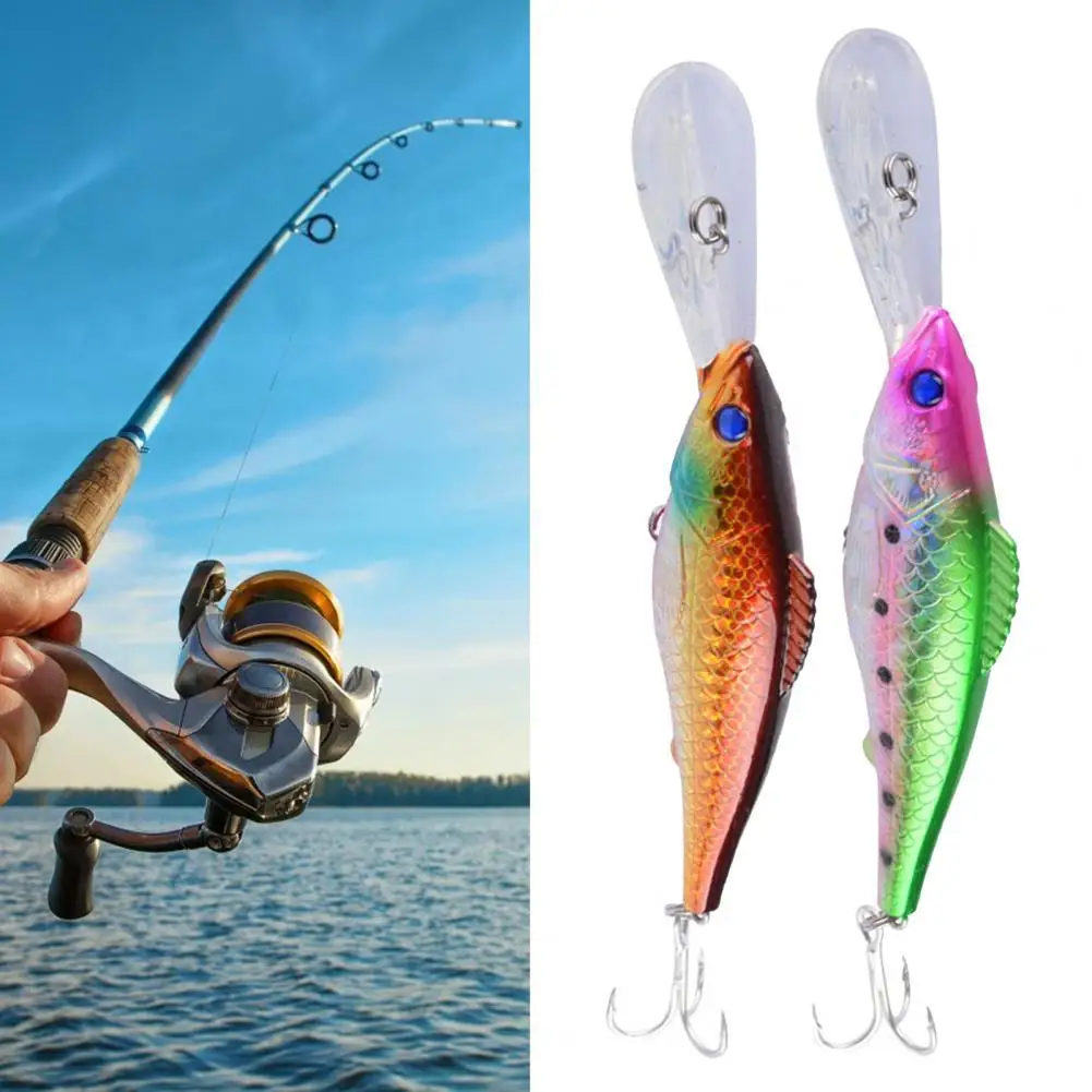 

12.6cm/14.76g Lengthened Thickened Large Tongue Floating Fishing Hard Lure Bait Topwater Freshwater Fish Bait for Angling