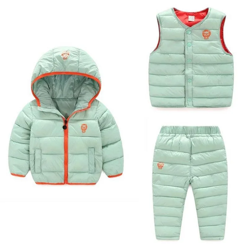 Новинка 2020 года зимние комплекты одежды для маленьких мальчиков и девочек