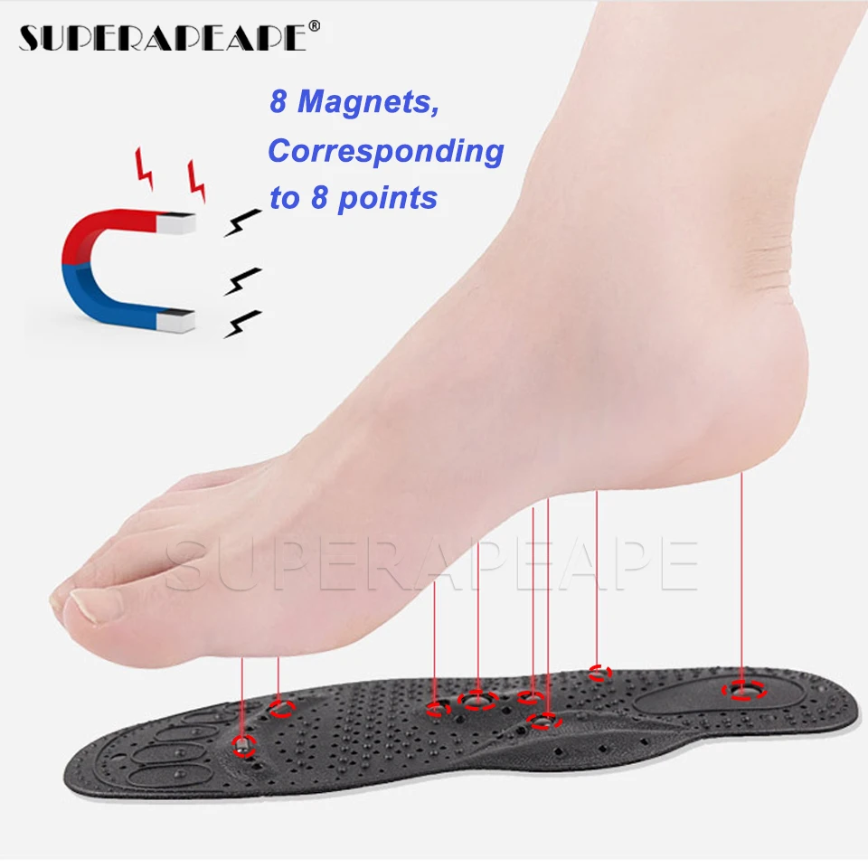 Магнитные массажные стельки для мужчин и женщин терапевтические похудения
