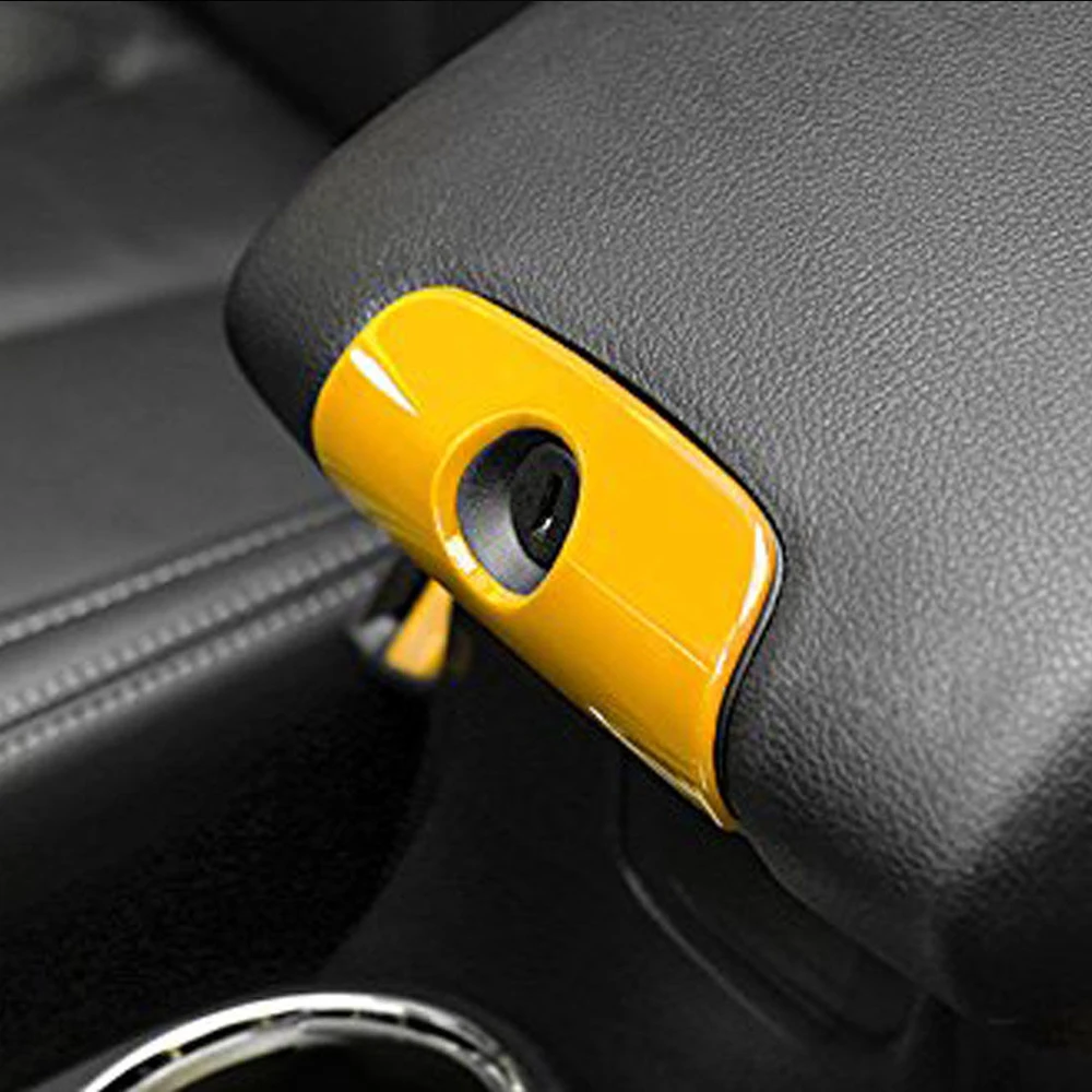 18 шт. полный комплект желтых декоративных накладок на дверную ручку для Jeep Wrangler Jk