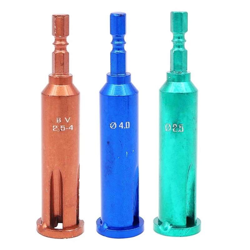 

Инструмент для зачистки и скручивания проводов с шестигранной ручкой, 3 шт.