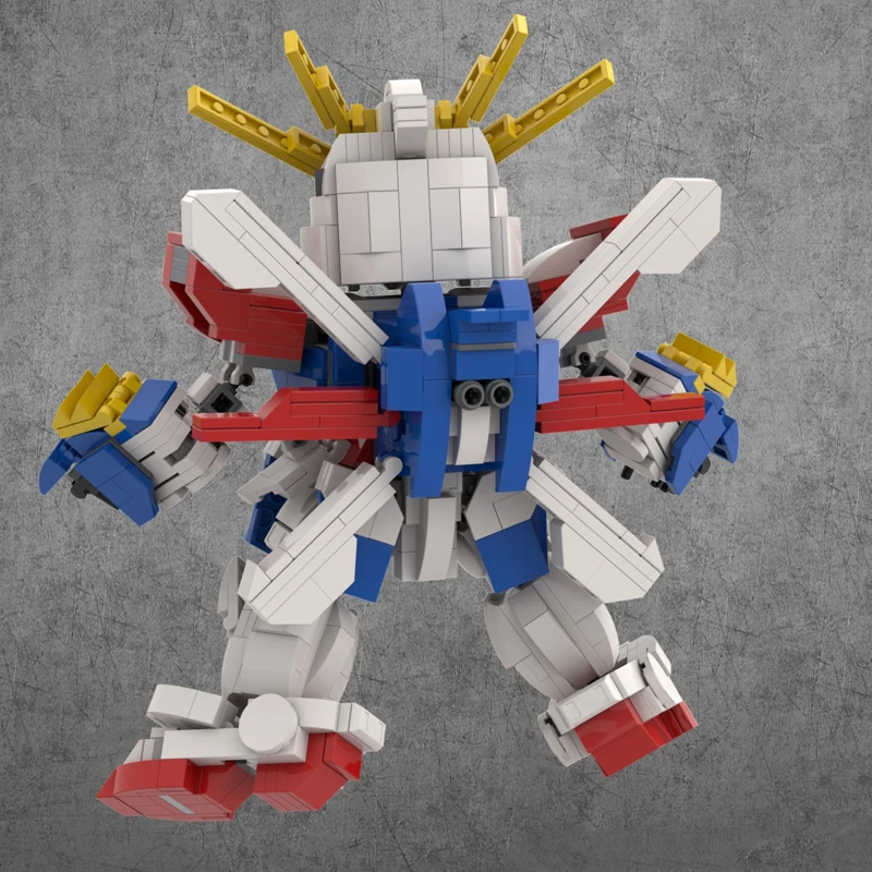 895 шт. оригинальный DIY Мобильный истребитель G Gundam GOD GUNDAM мини кирпичи кино Игрушки