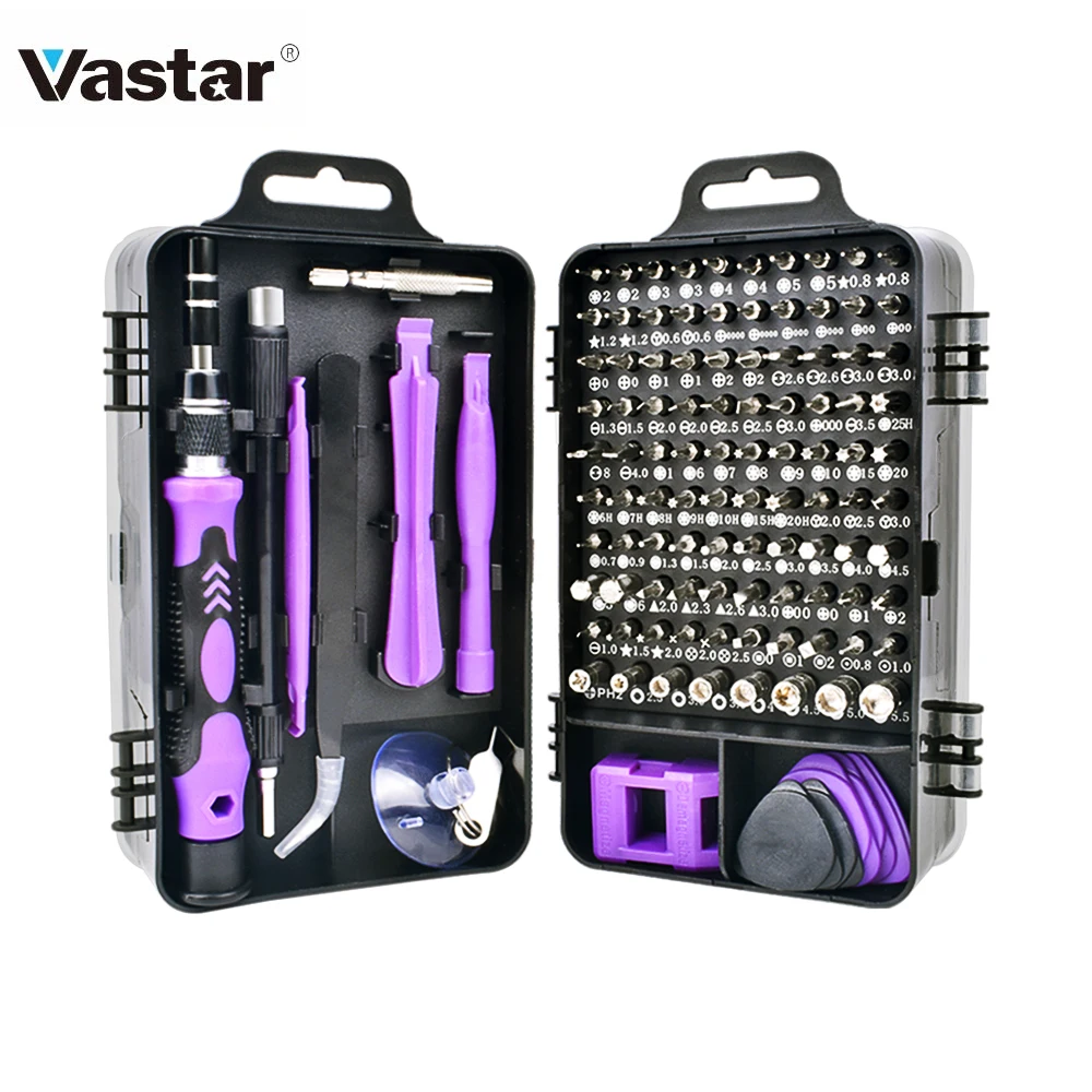Vastar 110 in 1 Sets Precision Multi Purpose Torx Screwdriver Set For Cell Phone Disassemble Watch Glasses Electrical Tools|Отвертка| |