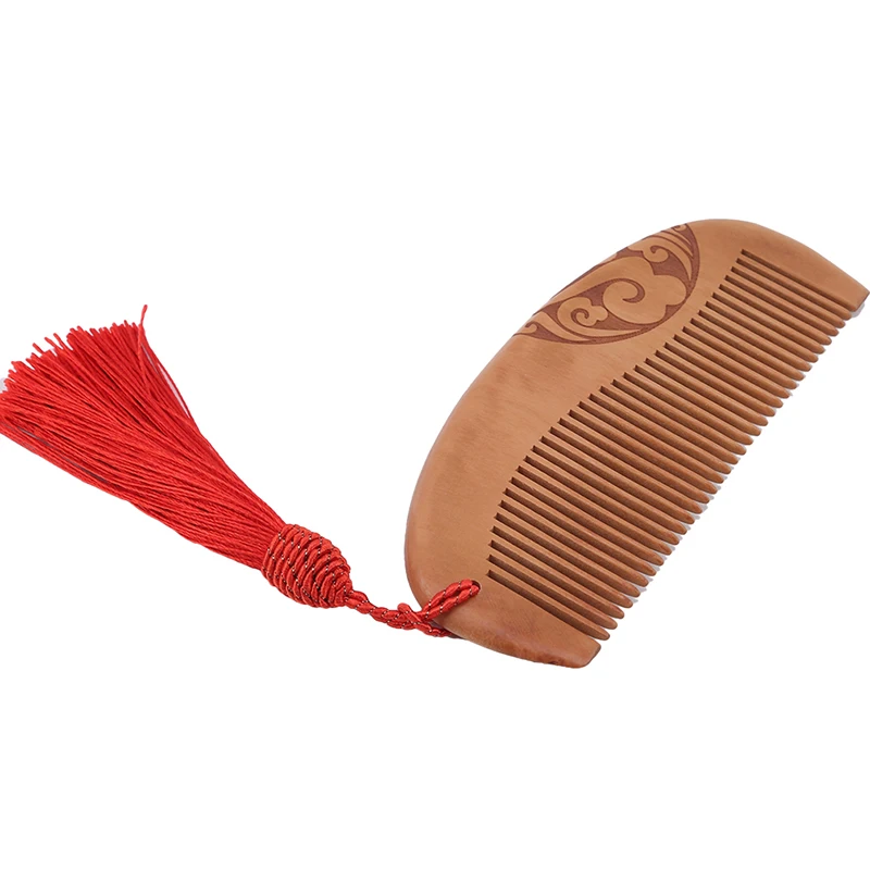 Утолщенная бутиковая искусственная резная Расческа Антистатические