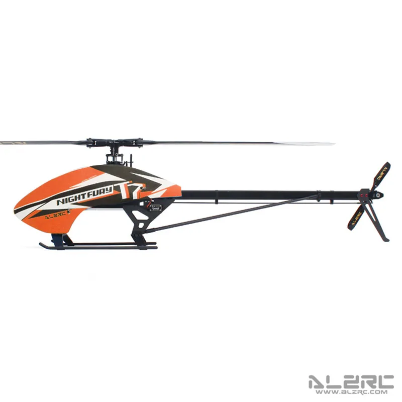 

3D необычный Радиоуправляемый вертолет ALZRC N-FURY T7 FBL с дистанционным управлением, самолёт, 6 каналов, комплект с O-двигателем ESC, сервопривод, иг...