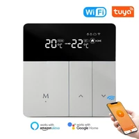 wifi smart thermostat temperature controller 100 240v for electric heating tuya app remote control work with alexa google home