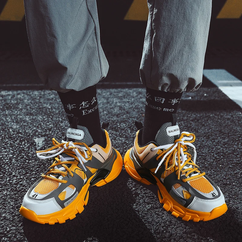 Кроссовки мужские сетчатые для взрослых Повседневная Удобная дышащая обувь