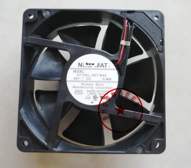 

for NMB-MAT 4715KL-05T-B40 P00 DC 24V 0.46A 120x120x38mm Server Cooling Fan