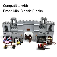 chinese military city wall building blocks construction toys for boys girls 6 8 10 years old moc diy architecture street bricks