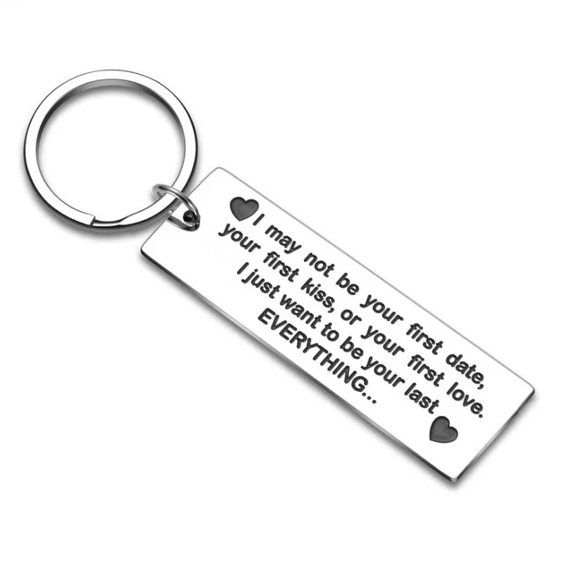 

Valentine Day Birthday Keychain Gifts for Boyfriend Husband from Girlfriend Wife Her Him Couples Keychains Anniversary Key Ring