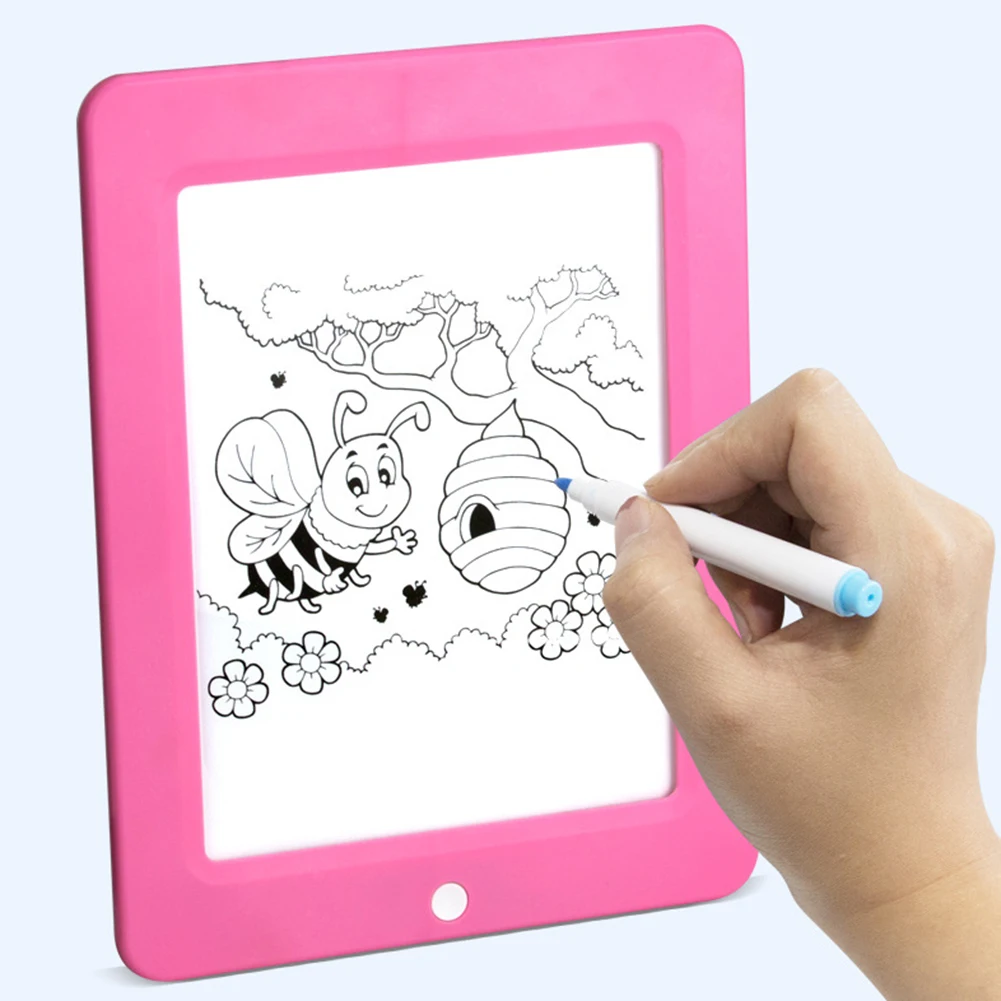 

LED Drawing Writing Tablet Blackboard Children Portable Interactive Electric Digital Message Graffiti Present for Kids