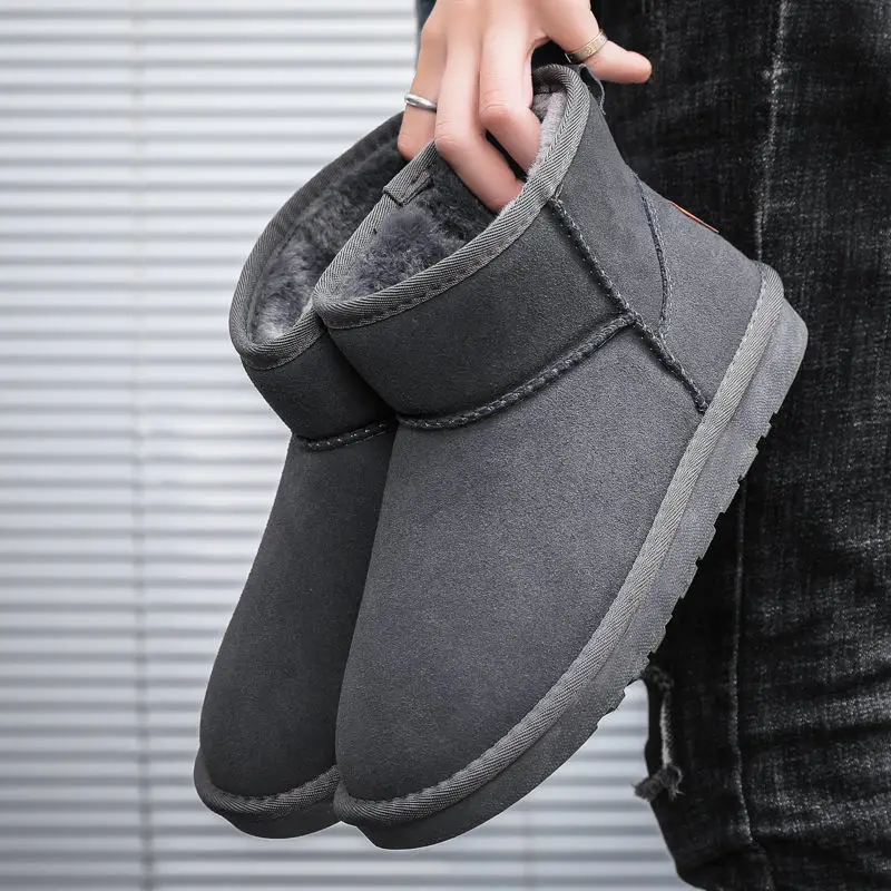 

Winter New Men Snow Boots men High-top Sports Shoes Fashion Casual Shoes Fur Cotton Warm Comfortable Lightweight