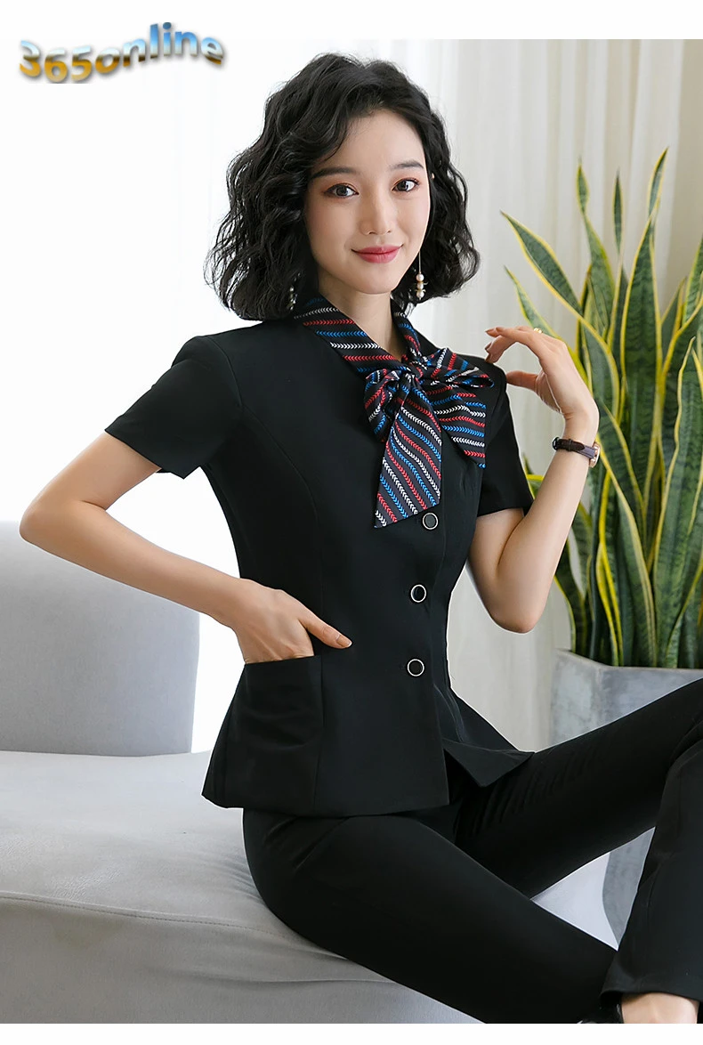 Деловая униформа дизайнерские брючные костюмы с брюками и куртками пальто для