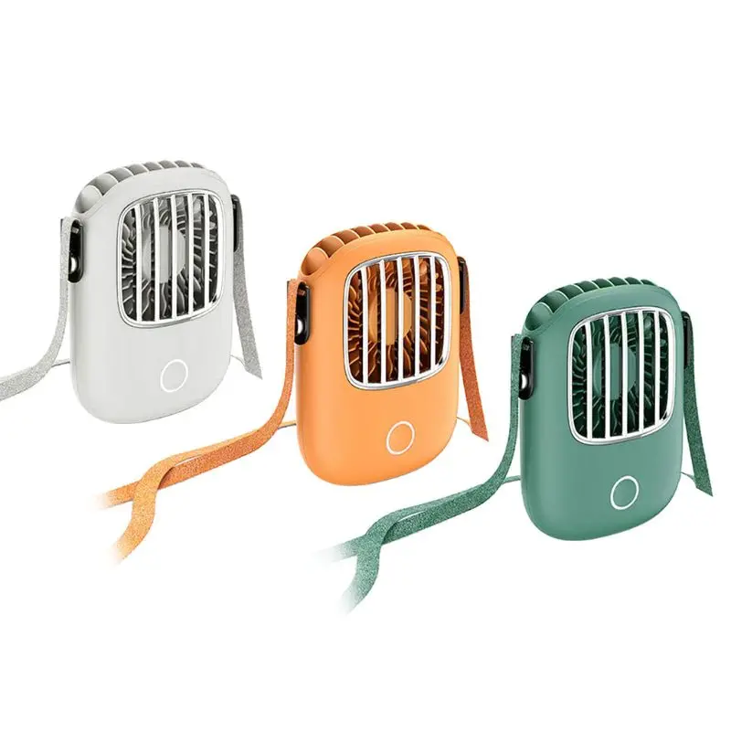 

Mini Handheld Fan 3 Gears Adjustable Neck Cooling Fan USB Charging Air Cooler Wholesale Dropshipping
