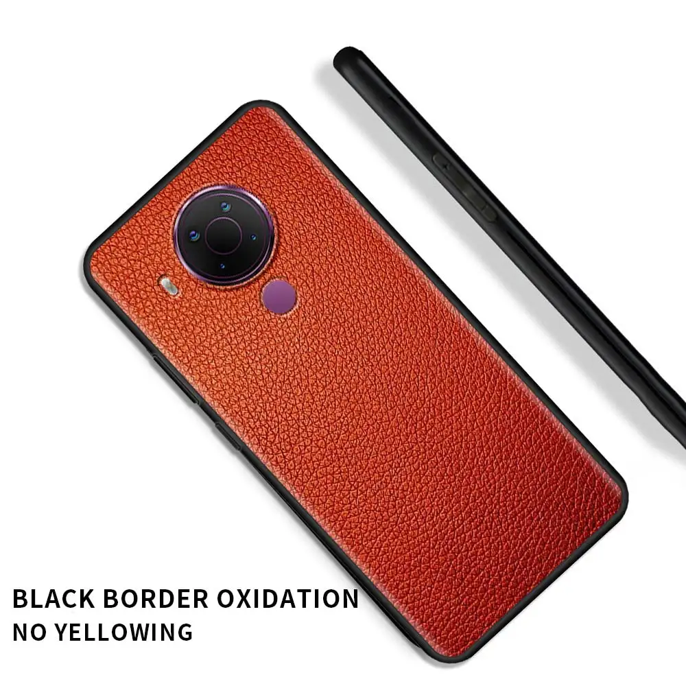 Leather Pattern Case for Nokia 7.2 3.4 5.4 5.3 2.3 2.4 2.2 8.3 G10 G20 X10 Protective Shell Black Ultrathin Soft Phone Cover | Мобильные