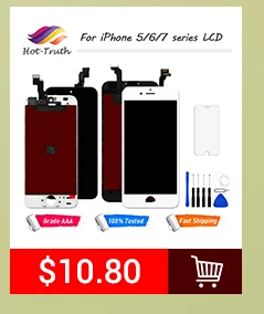 1 шт. OEM ЖК-дисплей для iPhone 7 7 Plus Полный комплект дигитайзер сборка 3D сенсорный экран Замена+ фронтальная камера+ динамик