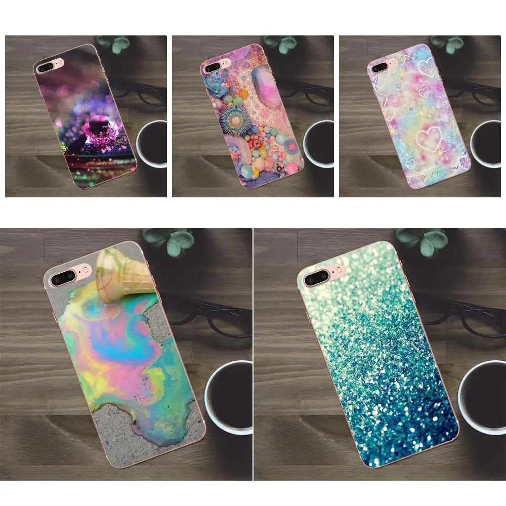 Bixedx пастельные блестящие рисунки Kawaii для Huawei G8 Honor 5C 5X 6 6X 7 8 9 Y5II Mate P7 P8 P9 P10 P20 Lite Plus