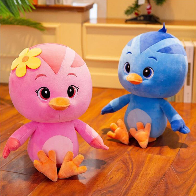 

Stuffed Plush Toy Dolls- Hot Sweet Cute Anime Cartoon TV Show Dolls Beautiful Baby Chick Stuffed Doll Chicken Plush Toy for Gift