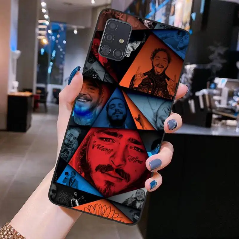 HUAGETOP Post Malone мягкий чехол для телефона на заказ Samsung S20 plus Ultra S6 S7 edge S8 S9 S10 5G lite 2020 |