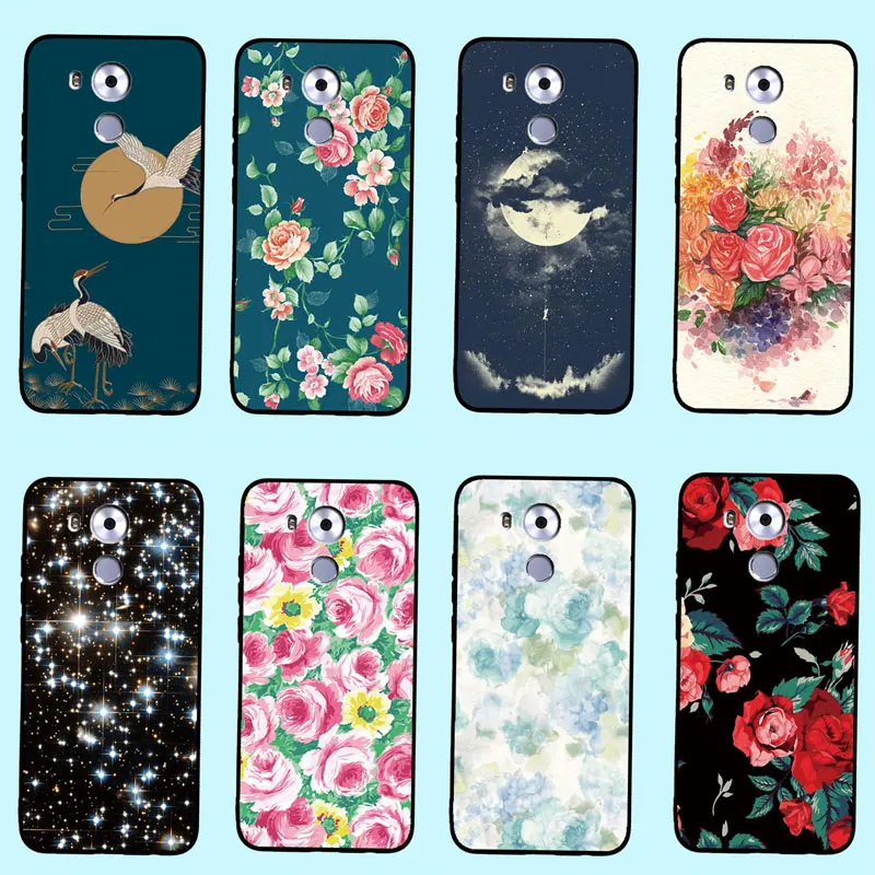 Чехол для Huawei Mate 8, чехол для телефона Huawei Ascend Mate8, чехлы для телефонов, мультяшная мягкая Нижняя крышка, искусственные защитные чехлы