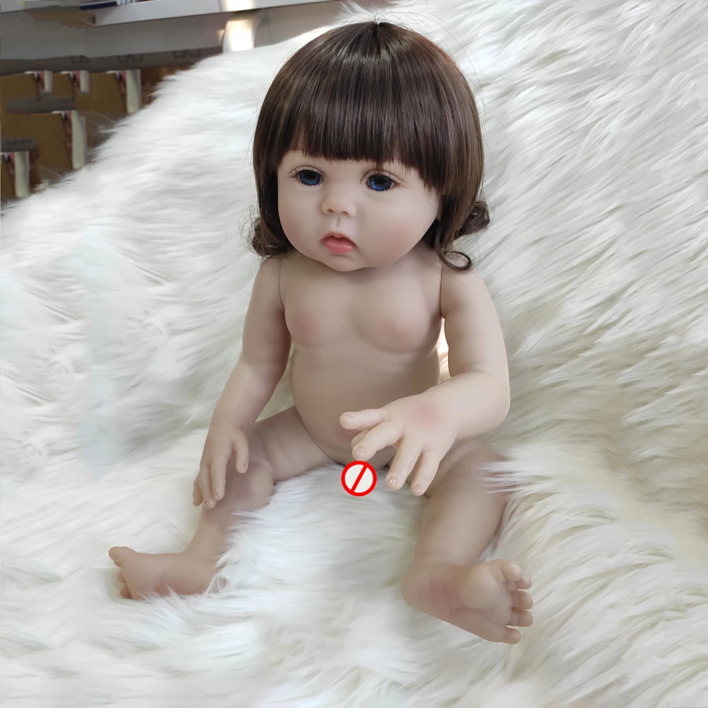 Реалистичная кукла KAYDORA Reborn для девочек виниловая 18 дюймов детская игрушка ванны