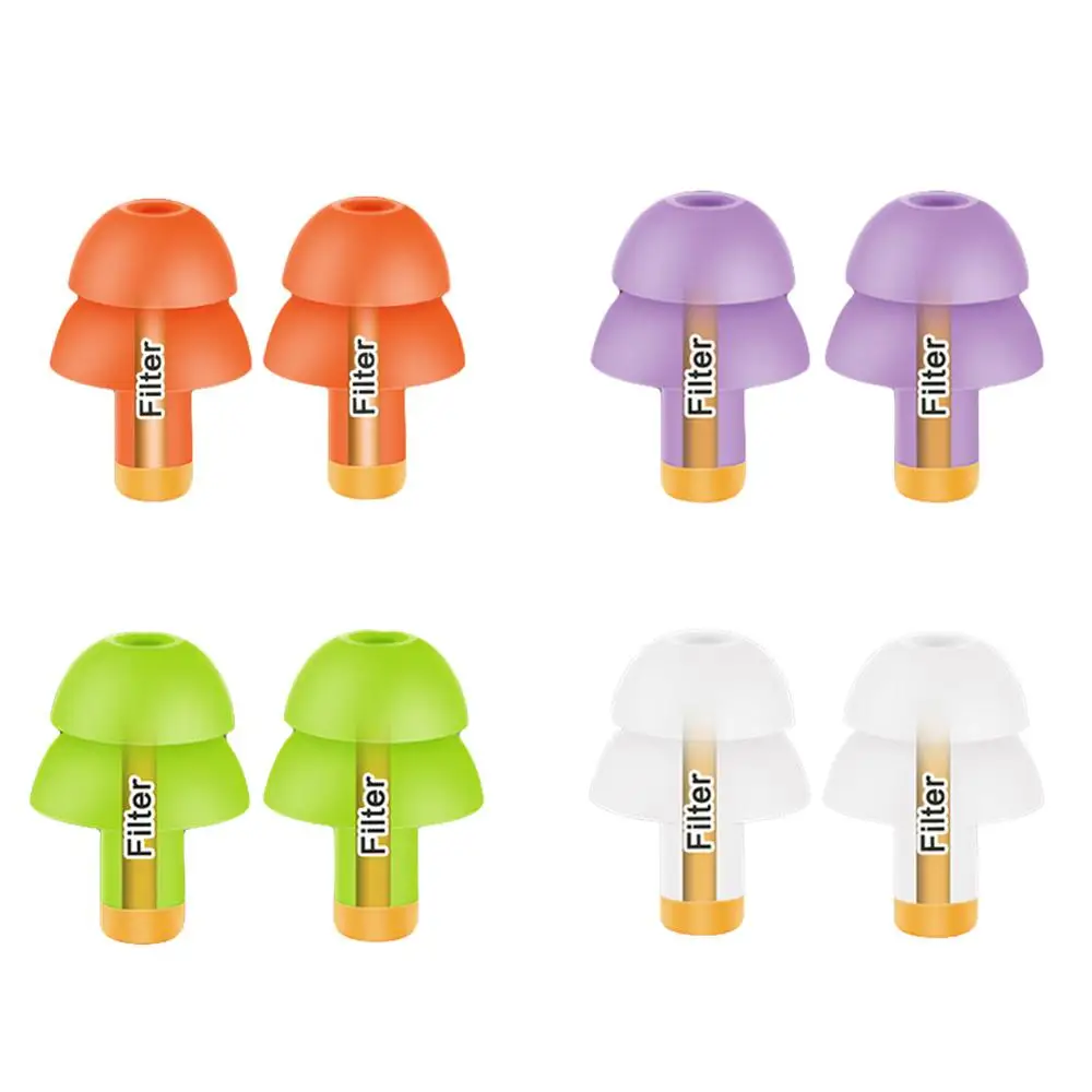 1 пара защита от шума звукоизоляция затычки для ушей пенная затычка сна